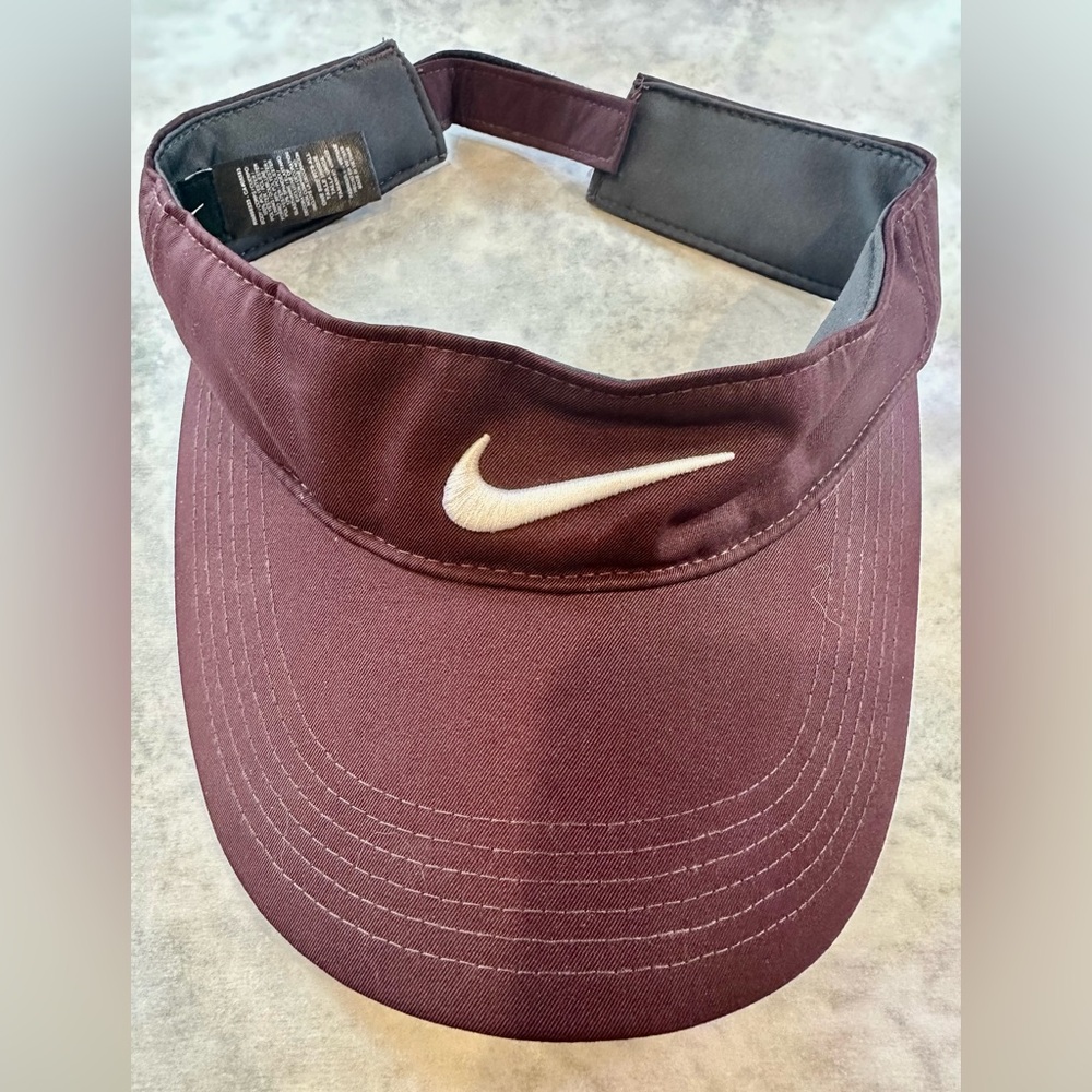 Nike Burgundy Visor Hat